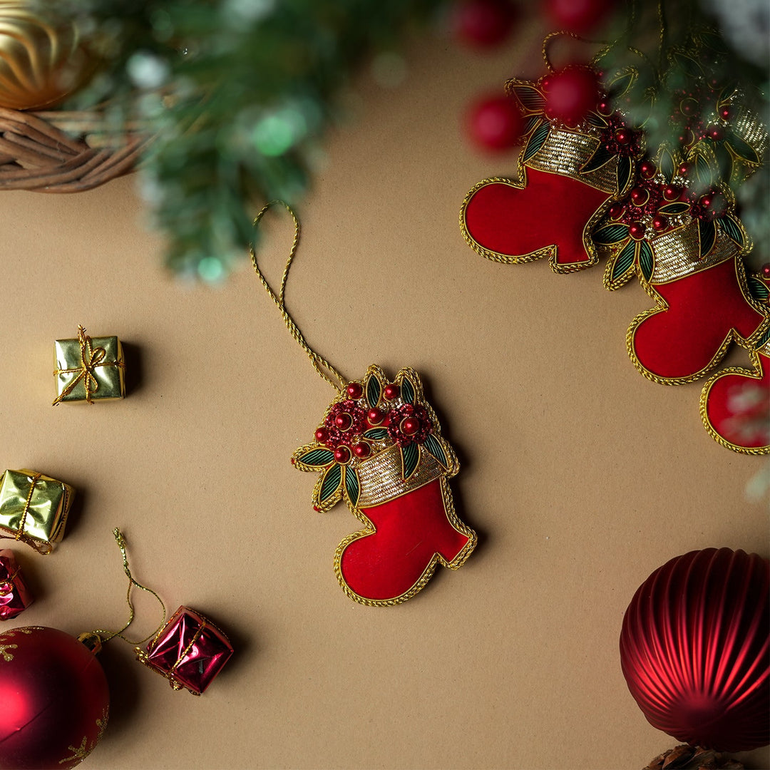 Claret Boot Ornament