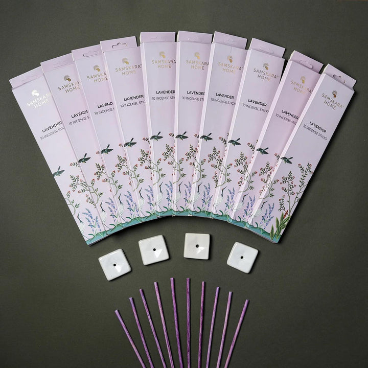 Combo Pack - Lavender Incense Sticks (Box of 10)
