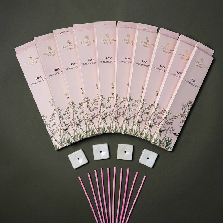 Combo Pack - Rose Incense Sticks (Box of 10)