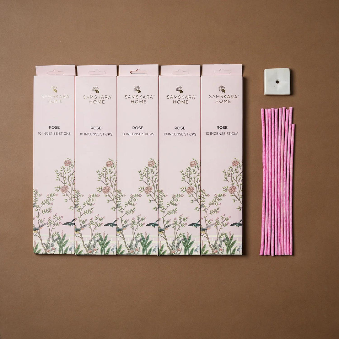Combo Pack - Rose Incense Sticks (Box of 5)