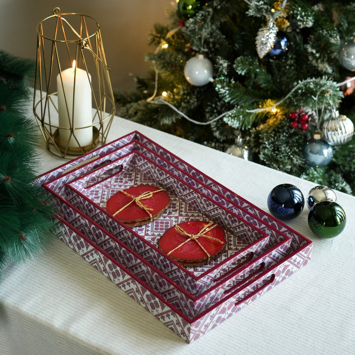 Crimson Christmas Gift Box