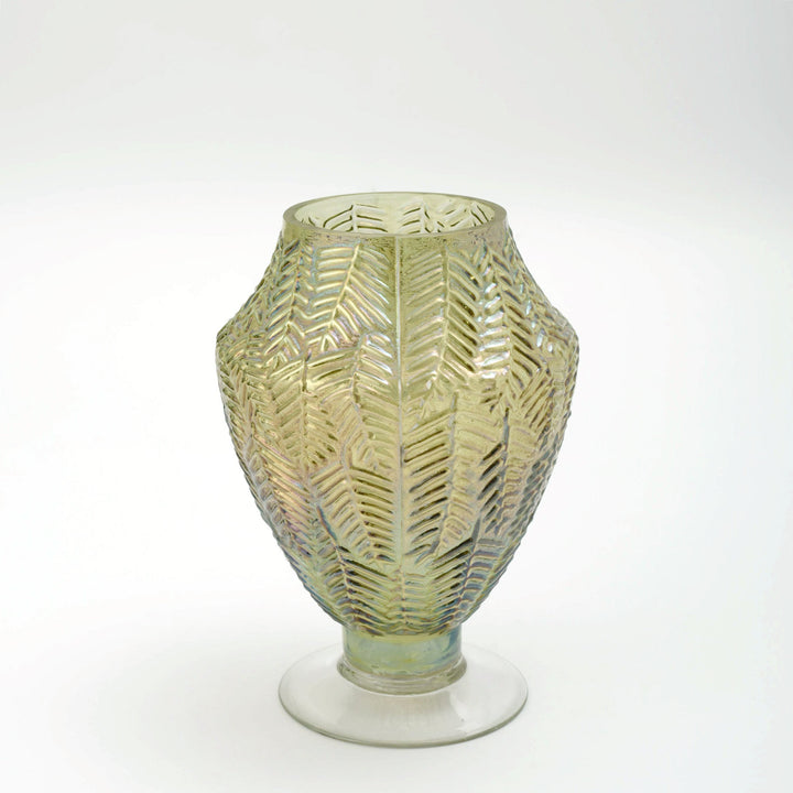 Fern Green Chalis Glass Vase