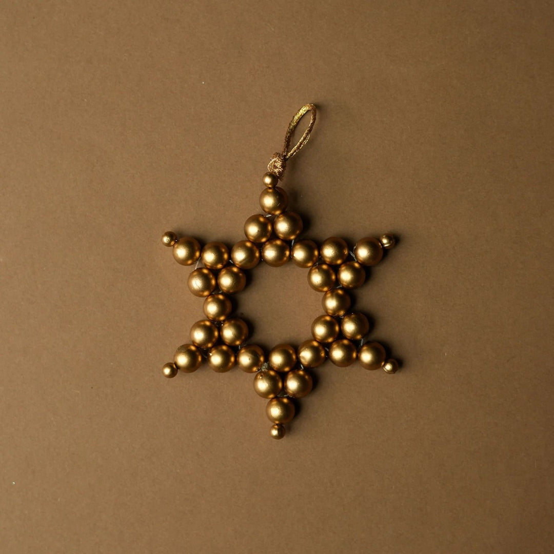 Golden Star Ornament (Set Of 6)
