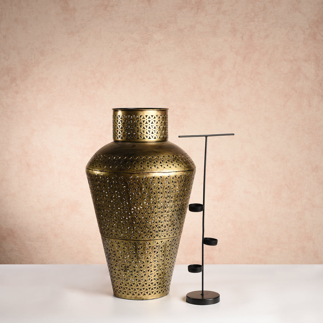 Jali Vase Tealight Holder