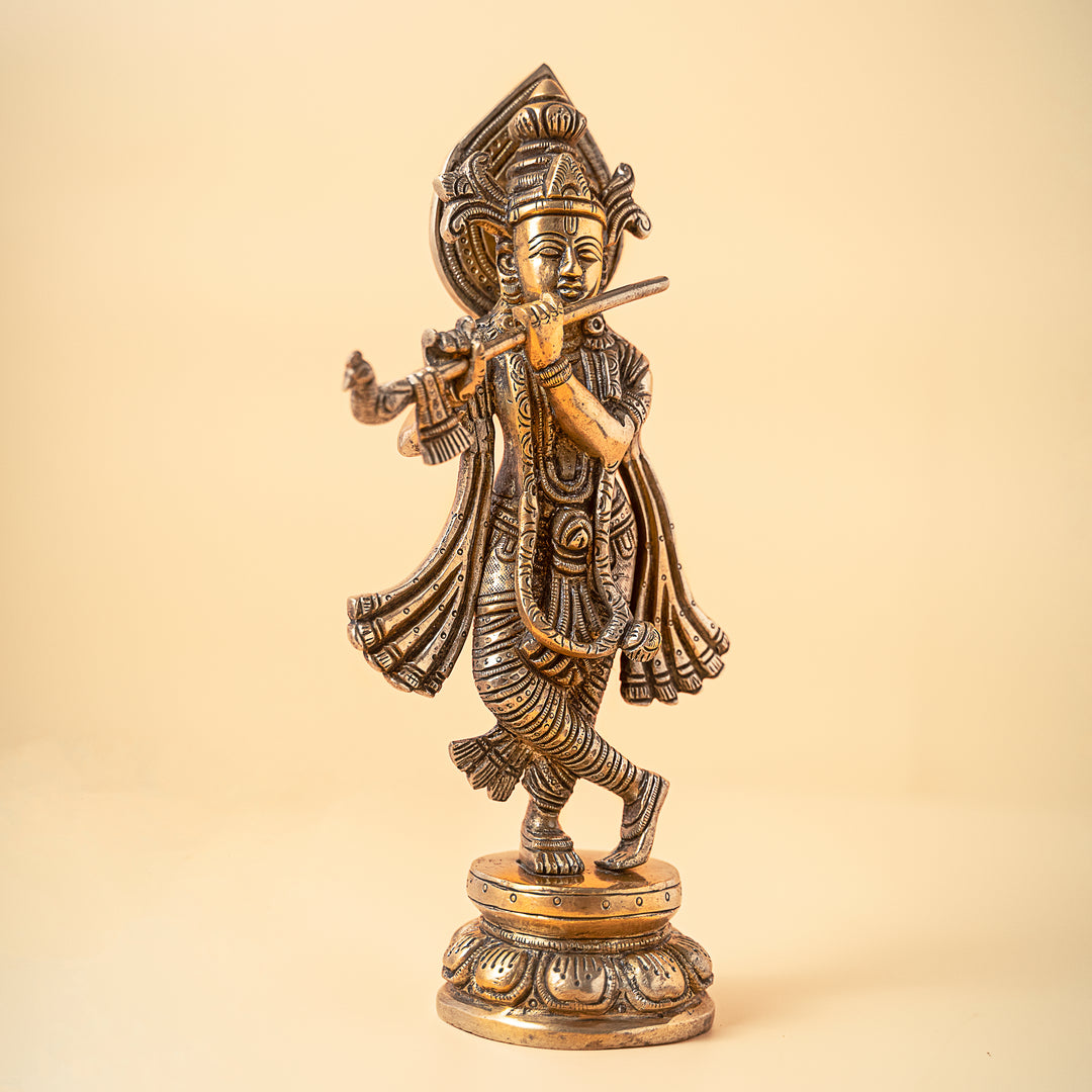 Murali Krishna Brass Idol