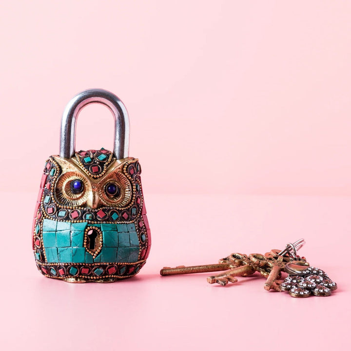 Owl Antique Lock