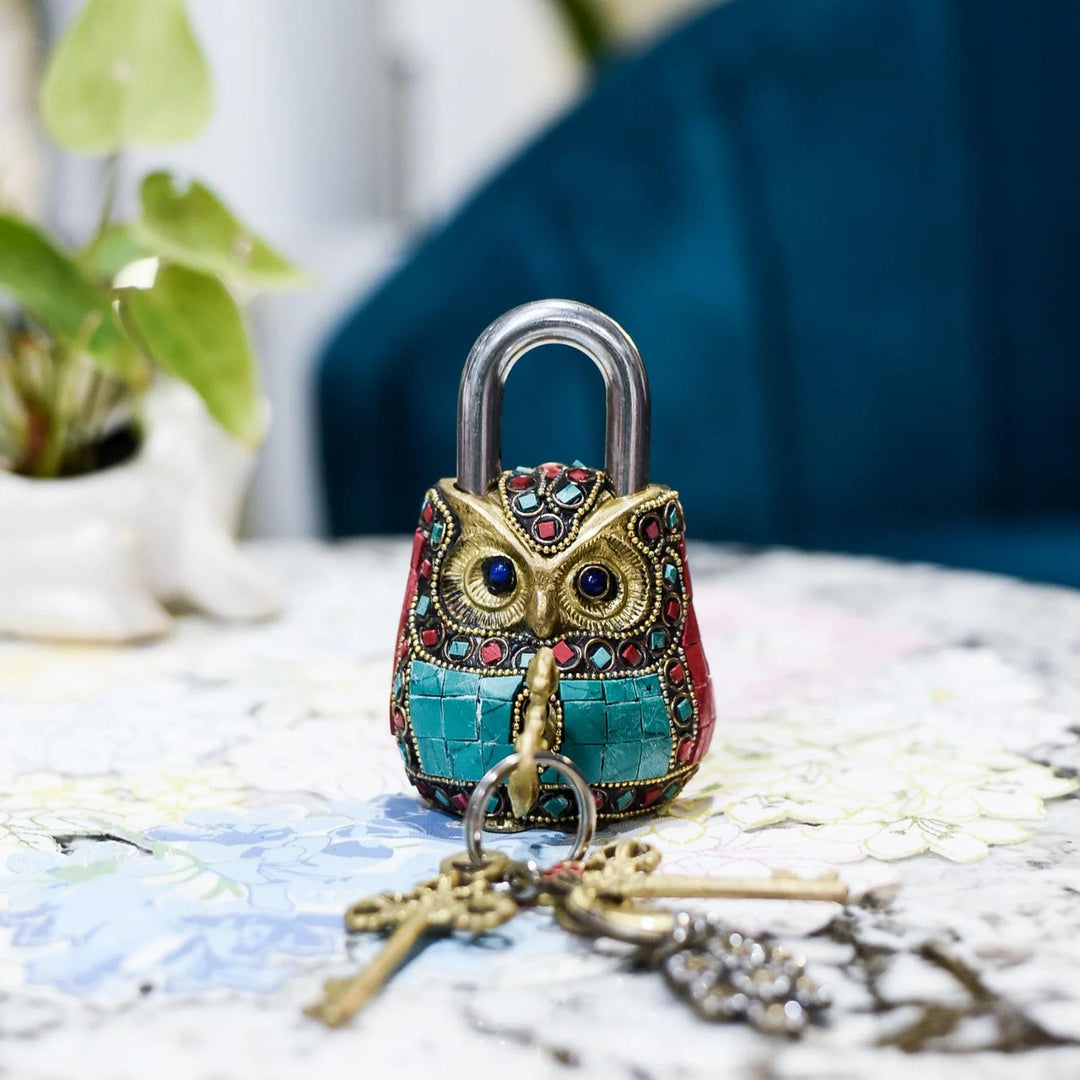 Owl Antique Lock