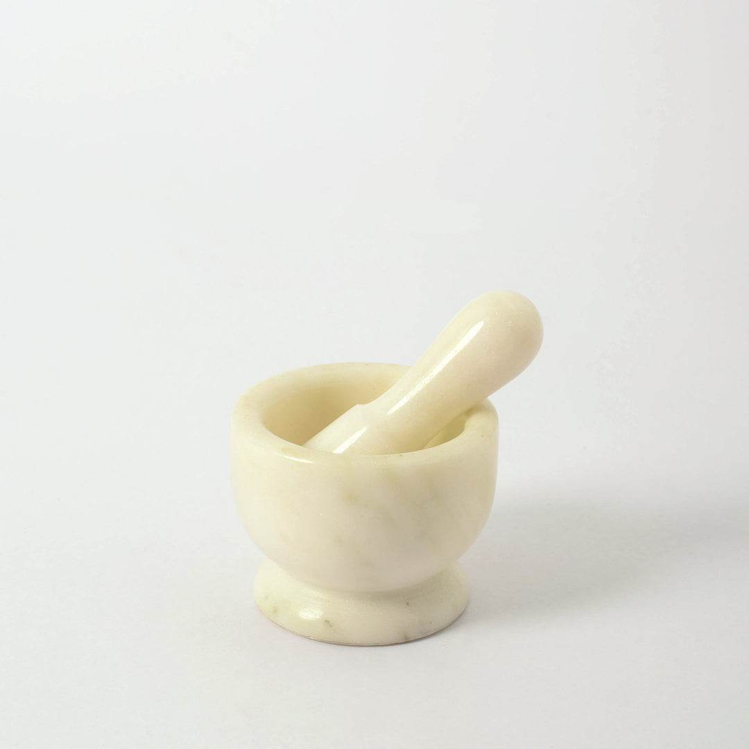 Monolith Marble Mortar and Pestle 3"