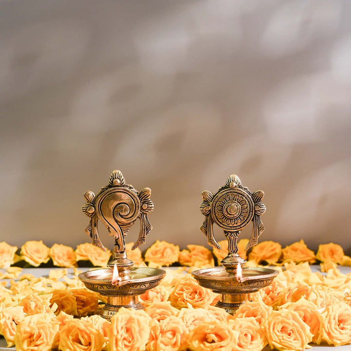 Shankha chakra diya
