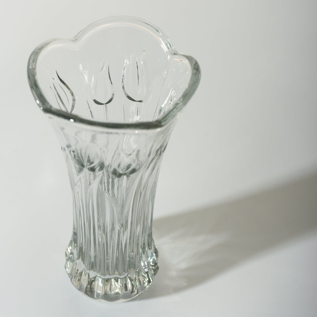 Tulip Clear Glass Vase
